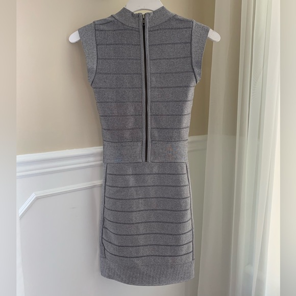 French connection size 2 metallic mini dress - Picture 10 of 16